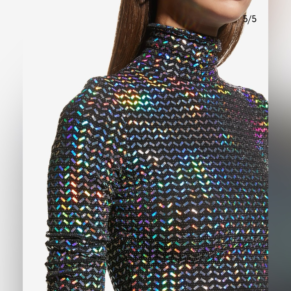 Dolce & Gabbana Iridescent-Sequin Mini Dress - Picture 3 of 5
